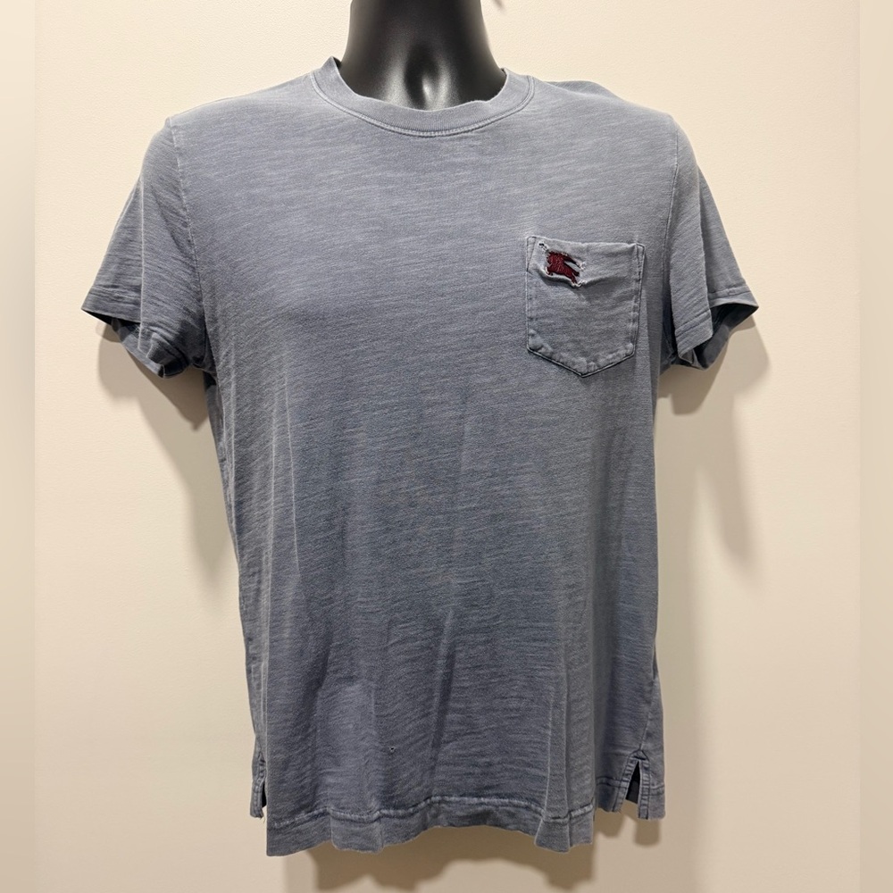 Burberry Men's Slate Gray Short Sleeve Tee